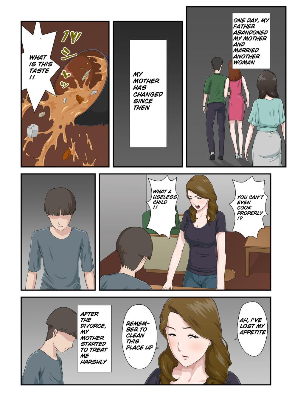 [Kumo no Ito] Dai Kirai na Haha wo Zenra Kaseifu ni Shita Hanashi [English] [midnight12] - Page 3