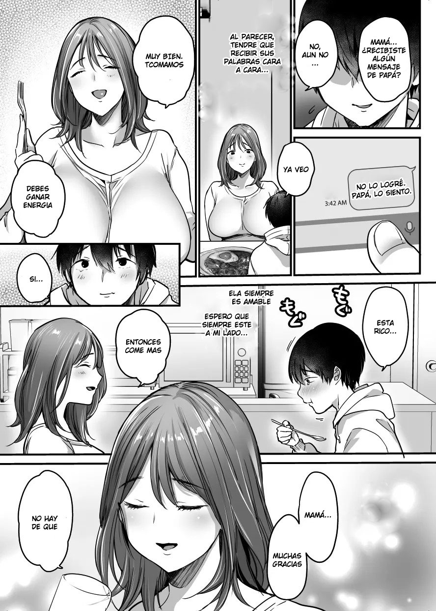 [Super Ichigo-chan (Misaoka)] MAMA ~Mama o Mamoru Tame ni Boku ga Shita Koto~ | Las Cosas que Hice para Proteger a mi Madre [Spanish] [SrTraduc] - Page 34