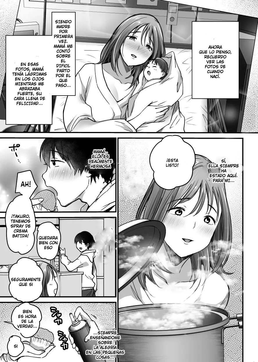 [Super Ichigo-chan (Misaoka)] MAMA ~Mama o Mamoru Tame ni Boku ga Shita Koto~ | Las Cosas que Hice para Proteger a mi Madre [Spanish] [SrTraduc] - Page 36