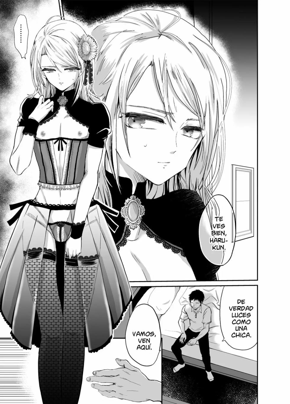 [Kinokko (Taguchi Monyata)]  Soy Heterosexual Pero Mi Padrastro Me Convirtio en su Mujer 1 y 2  [Spanish] [Mely Scans] - Page 3