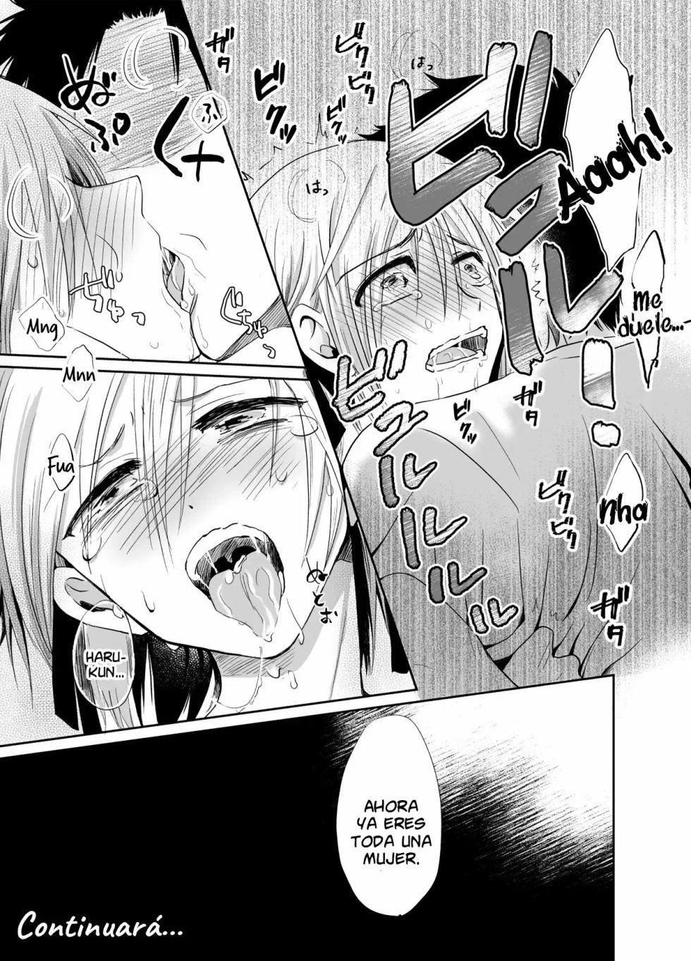 [Kinokko (Taguchi Monyata)]  Soy Heterosexual Pero Mi Padrastro Me Convirtio en su Mujer 1 y 2  [Spanish] [Mely Scans] - Page 35