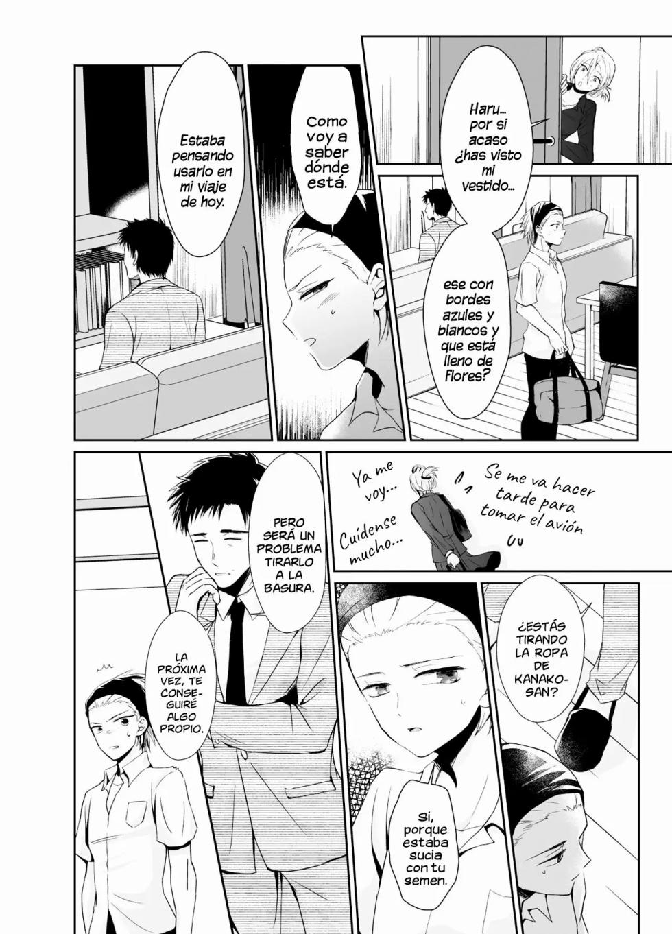 [Kinokko (Taguchi Monyata)]  Soy Heterosexual Pero Mi Padrastro Me Convirtio en su Mujer 1 y 2  [Spanish] [Mely Scans] - Page 40