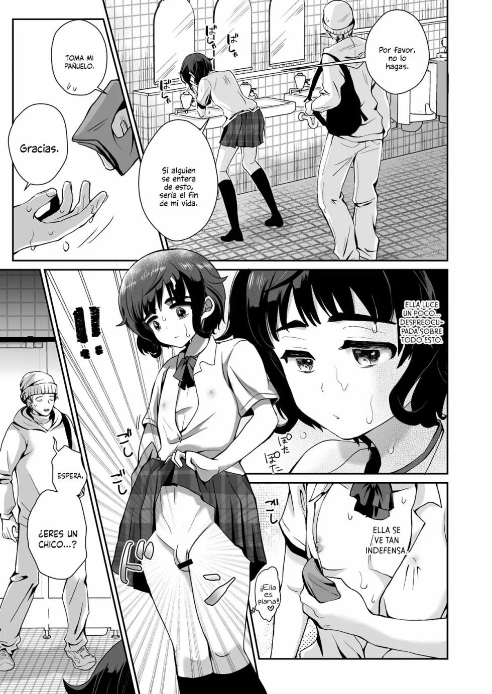 [Kinokko (Taguchi Monyata)] Toilet ni Ittara SeJiru Mamire no Otokonoko ga Taorete Ita no de Toriaezu Irete Mita [Spanish] [Mely Scans] - Page 6