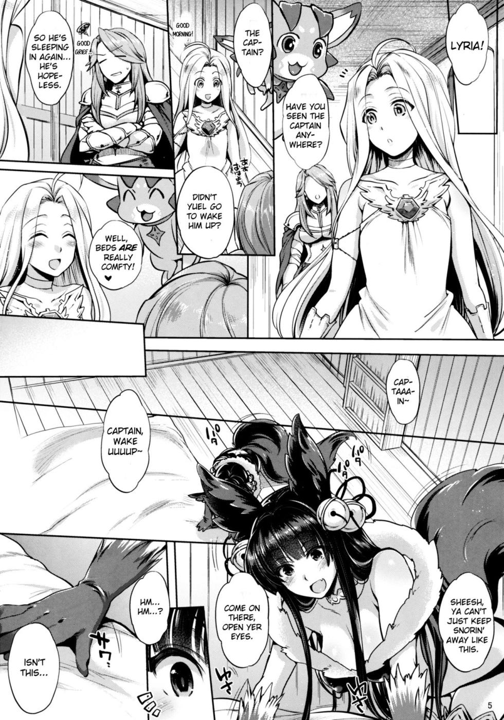(SC2016 Winter) [NIGHT FUCKERS (Mitsugi)] Kyou no Yuel | Today's Yuel (Granblue Fantasy) [English] - Page 4