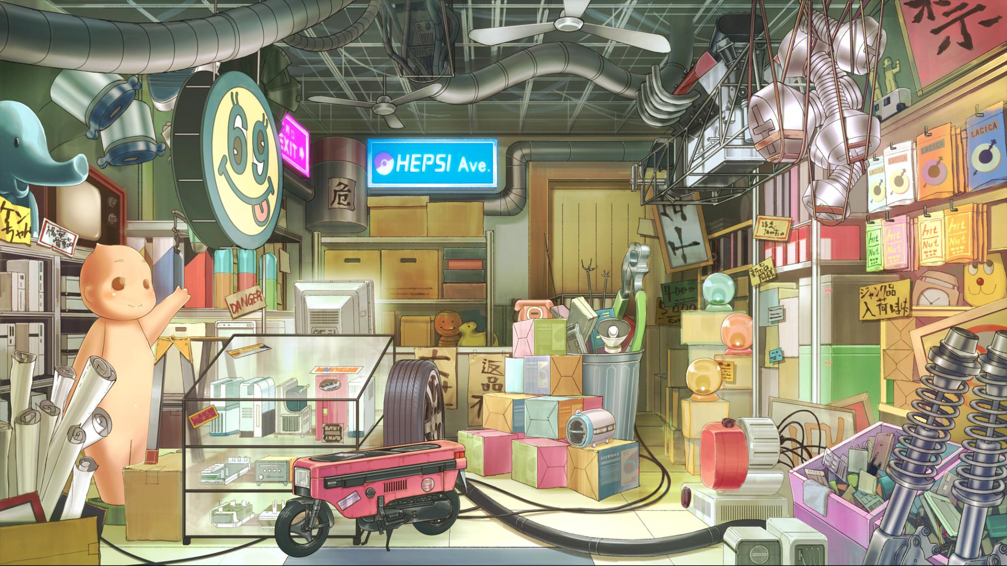 DRAMAtical Murder Backrounds + Sprites + Effects - Page 16