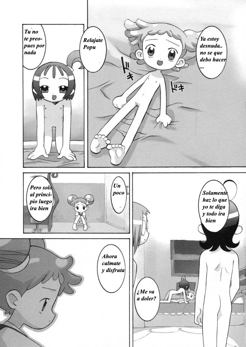 (C58) [BLACK LIST & Wagamama-Dou & Y-Burn (Hiura R, Shou-maru)] Kessen! Majogari Festa (Ojamajo Doremi) [Spanish] [Incomplete] - Page 12