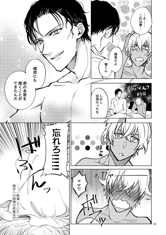 [Toriya (Toya)] Yumedeaetara boku ni yoroshiku (Detective Conan) [Digital] - Page 34