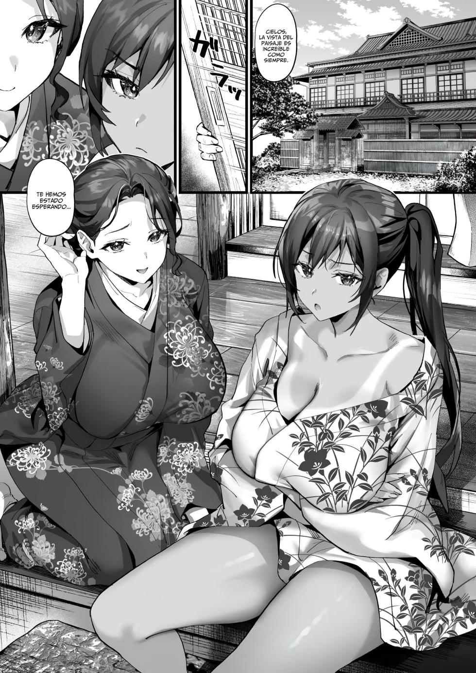 [sagejoh (sage joh)] Hiyakeato no Musume to Fuufu ni Natta Sono Yoru, Gibo mo Ukkari Haramasete Shimau Natsu  [Spanish] [TrufitasScan] [Digital] - Page 2