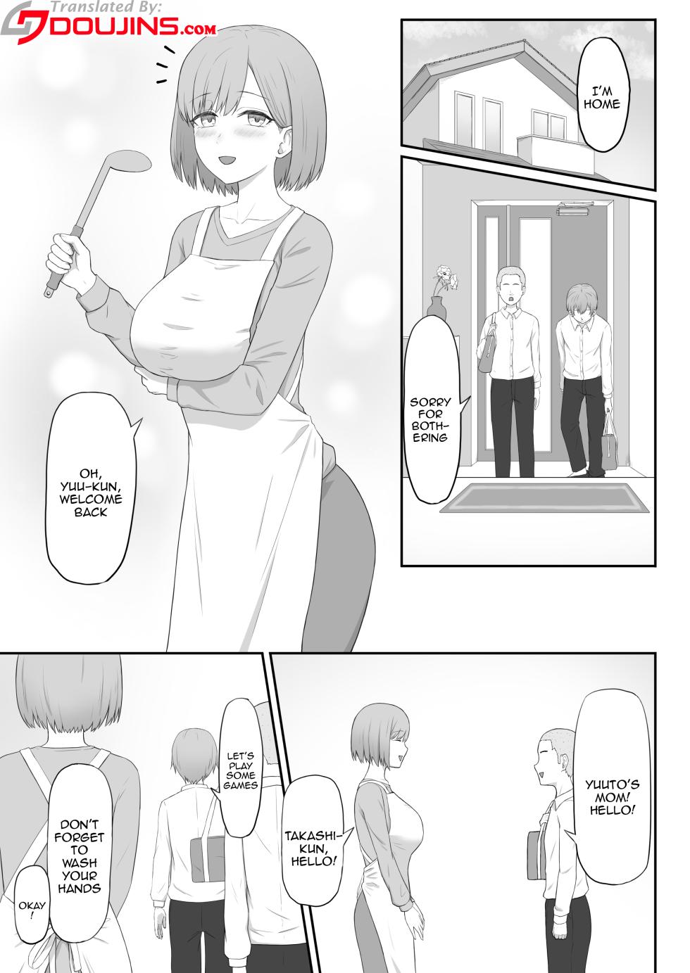 [Seiyoku Bombers] Okaa-san wa Tomodachi no SeFri [English] [Doujins.com] - Page 2