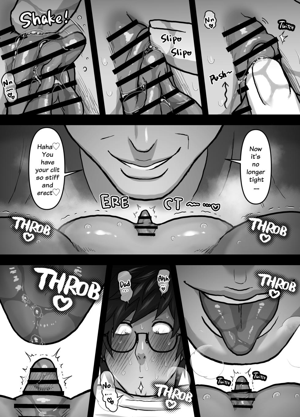 [Onoko Ya Honpo (Kamiwo Akira)] Watching Porn Videos Alone with my Dad [English] - Page 23