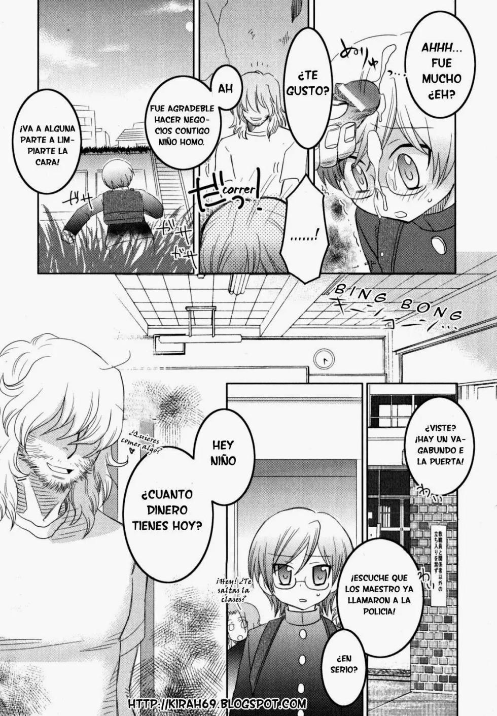 [Inaba COZY] Hashi no Shita  - Under The Bridge | Debajo del Puente  (Shounen Ai no Bigaku EX 2)  [Spanish] [Elcomerciante] - Page 5