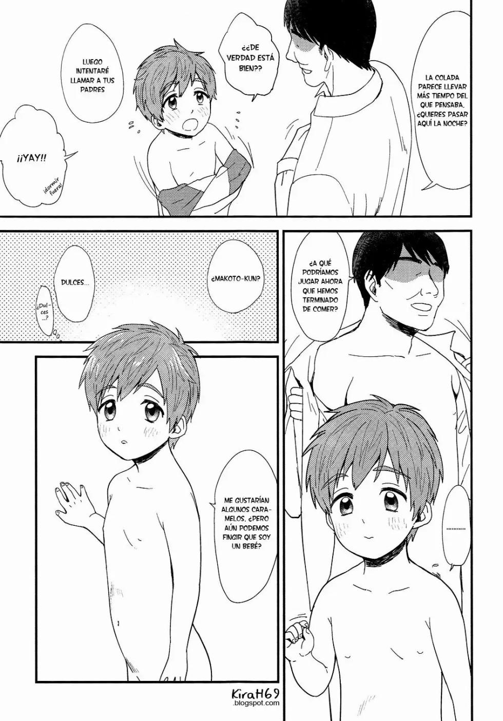 (Renai Shachuation) [Ziploc (Kugi)] Onii-chan ni Naritakunai Yamai (Free!)  [Spanish] [ Elcomerciante] - Page 34