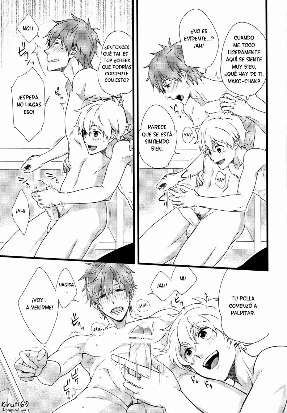 (C86) [Panda 4gou (Shima Kyousuke)] Uke Mako. (Free!)  [Spanish] [ Elcomerciante] - Page 10