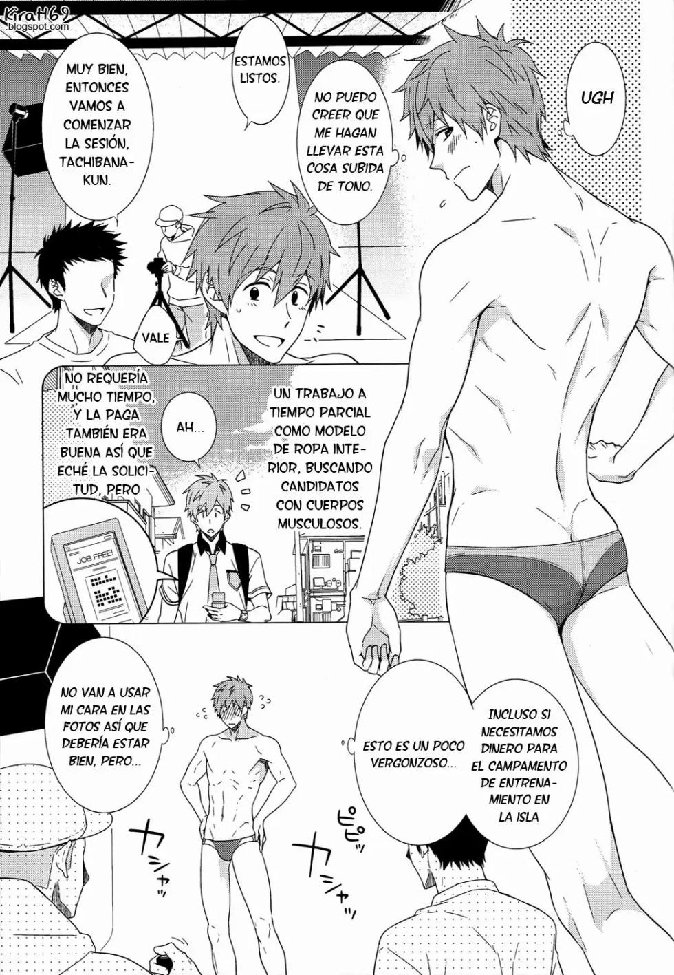 (C86) [Panda 4gou (Shima Kyousuke)] Uke Mako. (Free!)  [Spanish] [ Elcomerciante] - Page 18