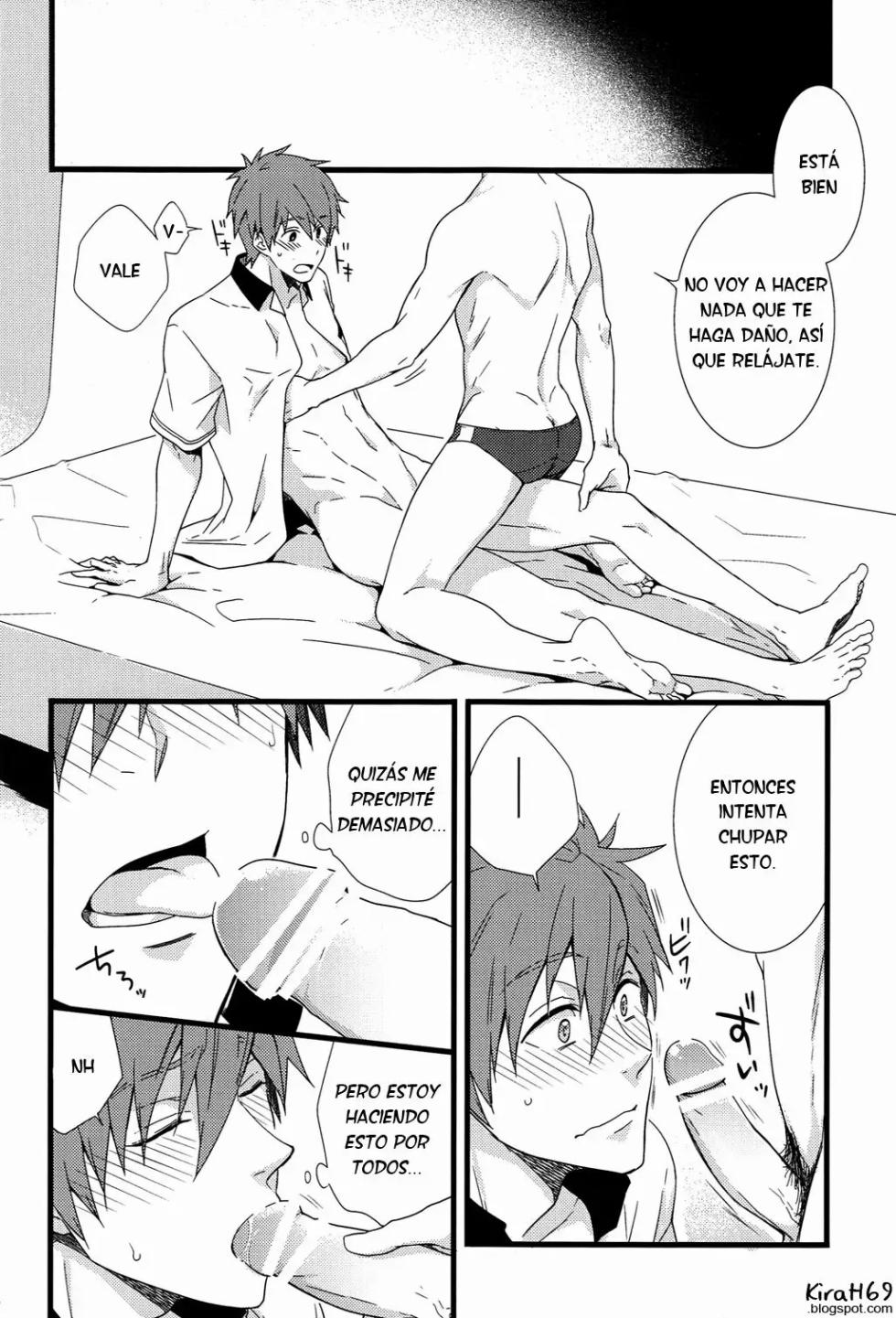 (C86) [Panda 4gou (Shima Kyousuke)] Uke Mako. (Free!)  [Spanish] [ Elcomerciante] - Page 25