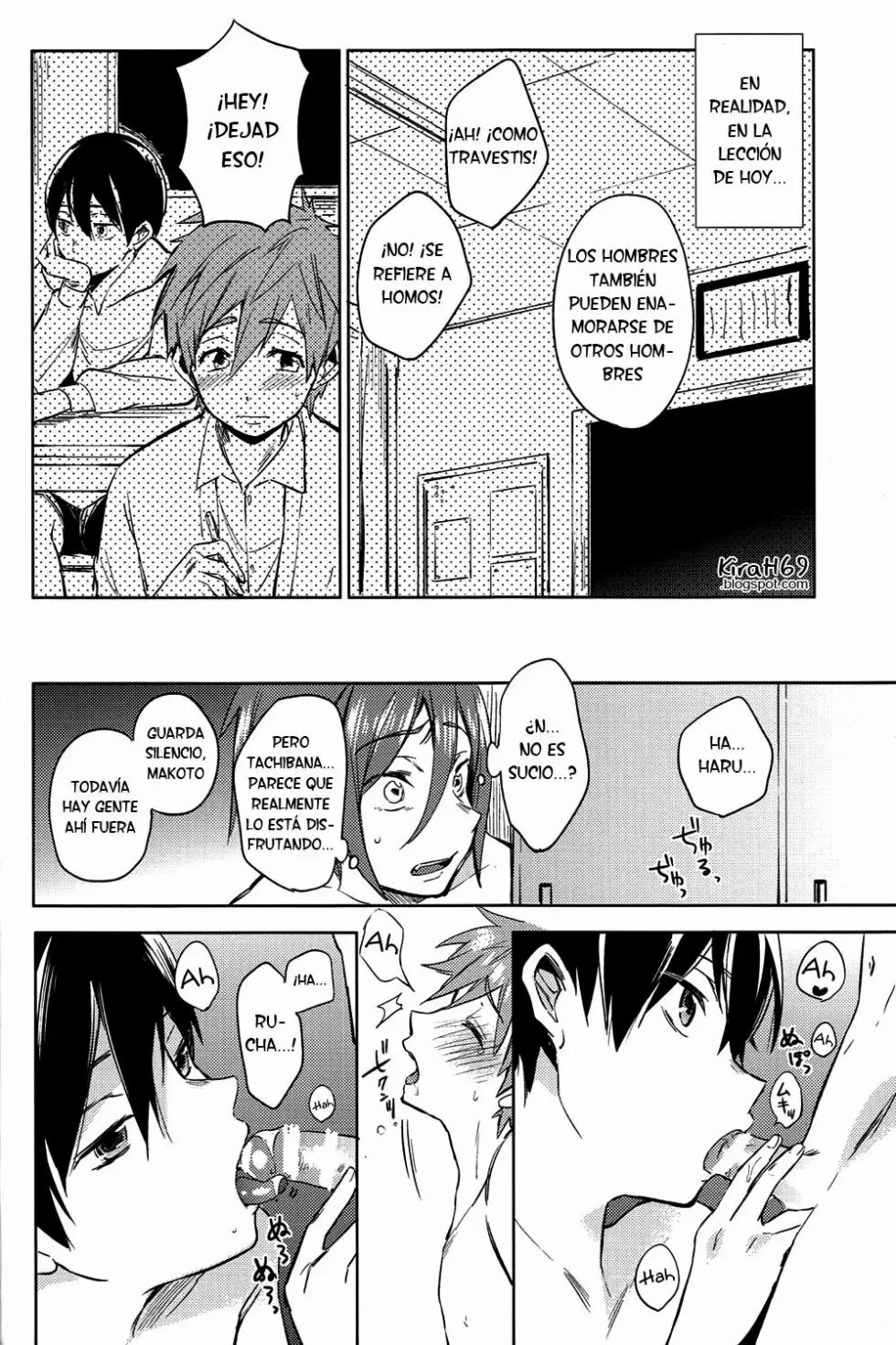 (Renai Jiyuugata! entry4) [American☆Rock (Kotarou)] Kodomo no Oasobi (Free!) [Spanish] [ Elcomerciante] - Page 8