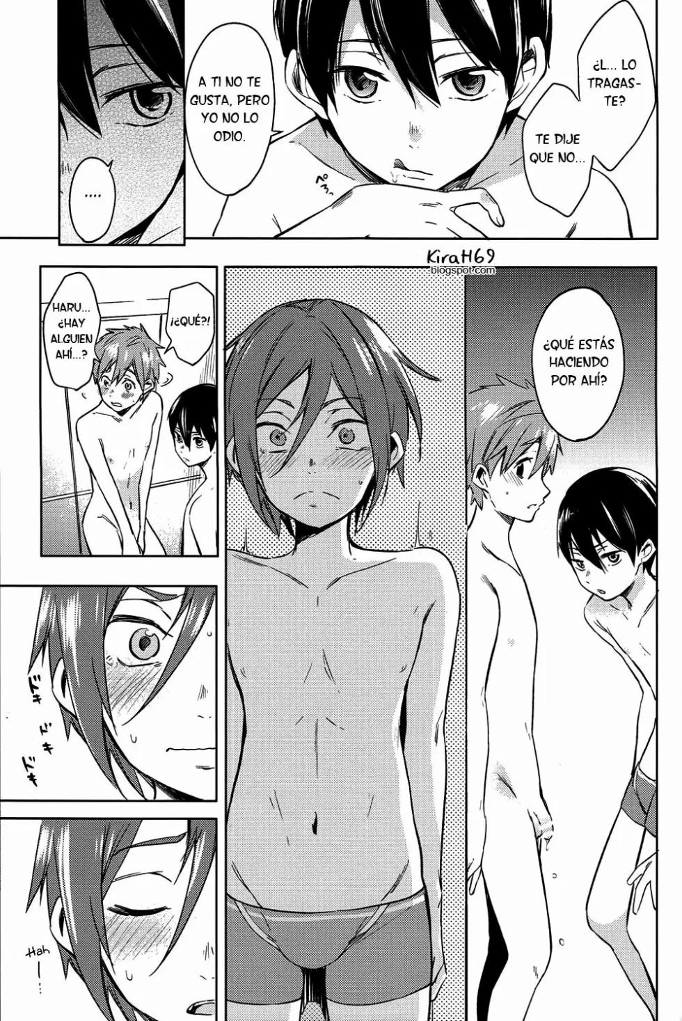 (Renai Jiyuugata! entry4) [American☆Rock (Kotarou)] Kodomo no Oasobi (Free!) [Spanish] [ Elcomerciante] - Page 11