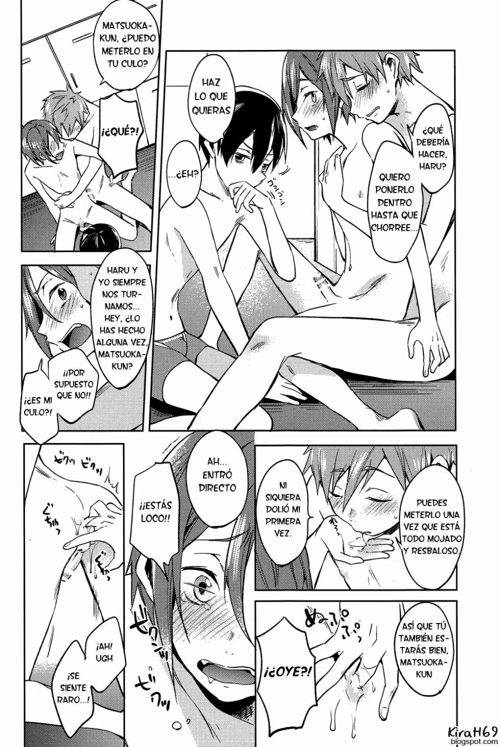 (Renai Jiyuugata! entry4) [American☆Rock (Kotarou)] Kodomo no Oasobi (Free!) [Spanish] [ Elcomerciante] - Page 18