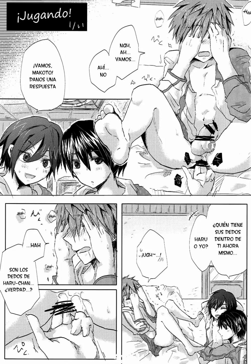 (Renai Jiyuugata! entry4) [American☆Rock (Kotarou)] Kodomo no Oasobi (Free!) [Spanish] [ Elcomerciante] - Page 29