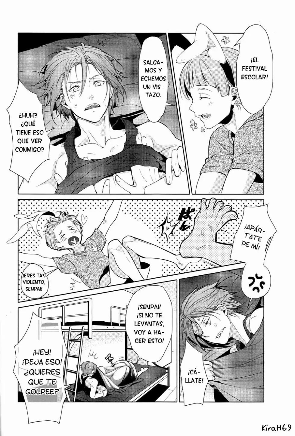 (Renai Jiyuugata! entry3)  [Candy-ya (Kusatsuki, Soul)] Rin-chan! Ganbare!! (Free!) [Spanish] [Elcomerciante] - Page 19