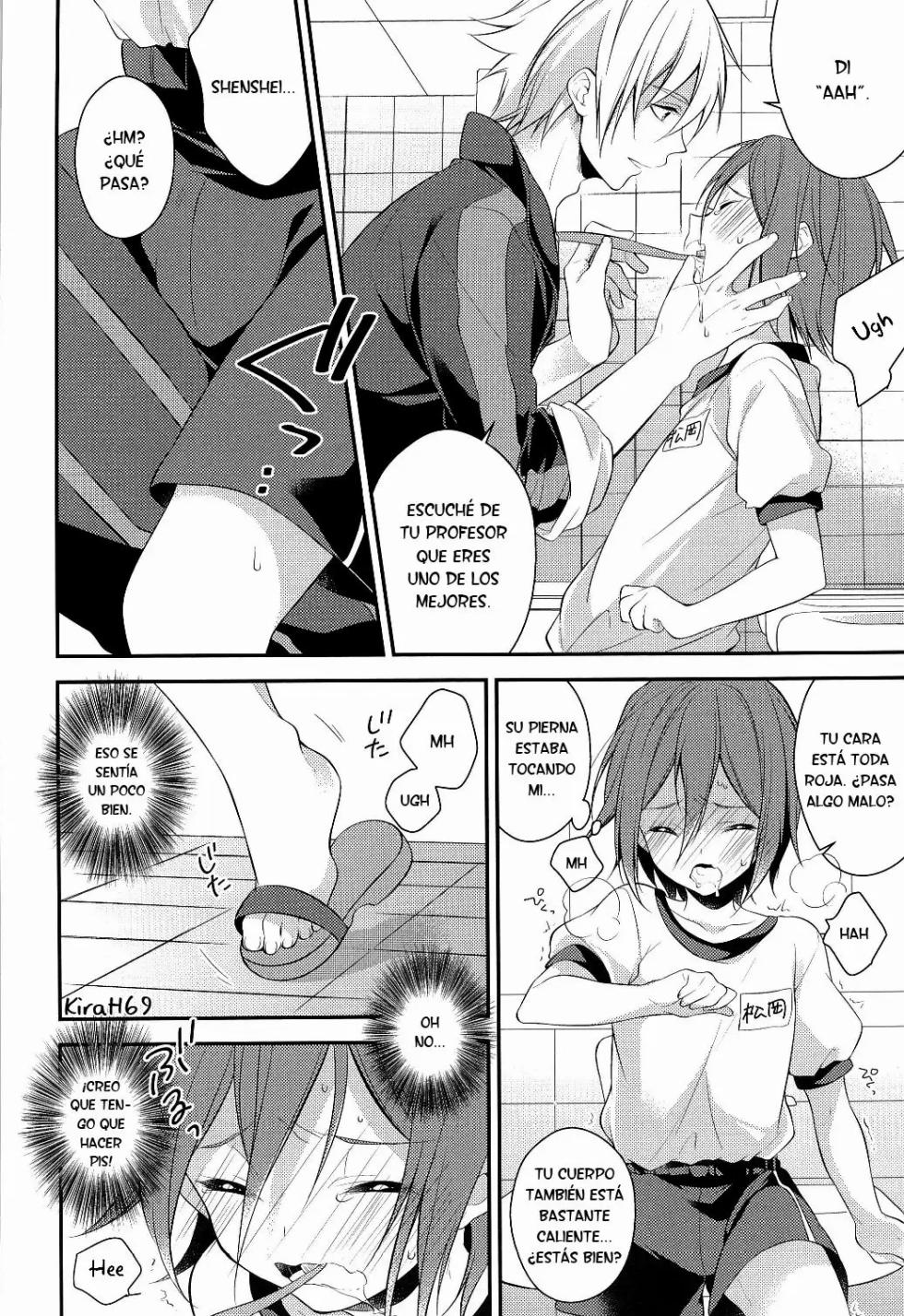 (Yarou Fes 2013 petit) [Samgyetang (Seseri)] Rin-chan o Goshigoshi Suru Hon | Brushing little Rin (Free!)  [Spanish] [ Elcomerciante] - Page 7