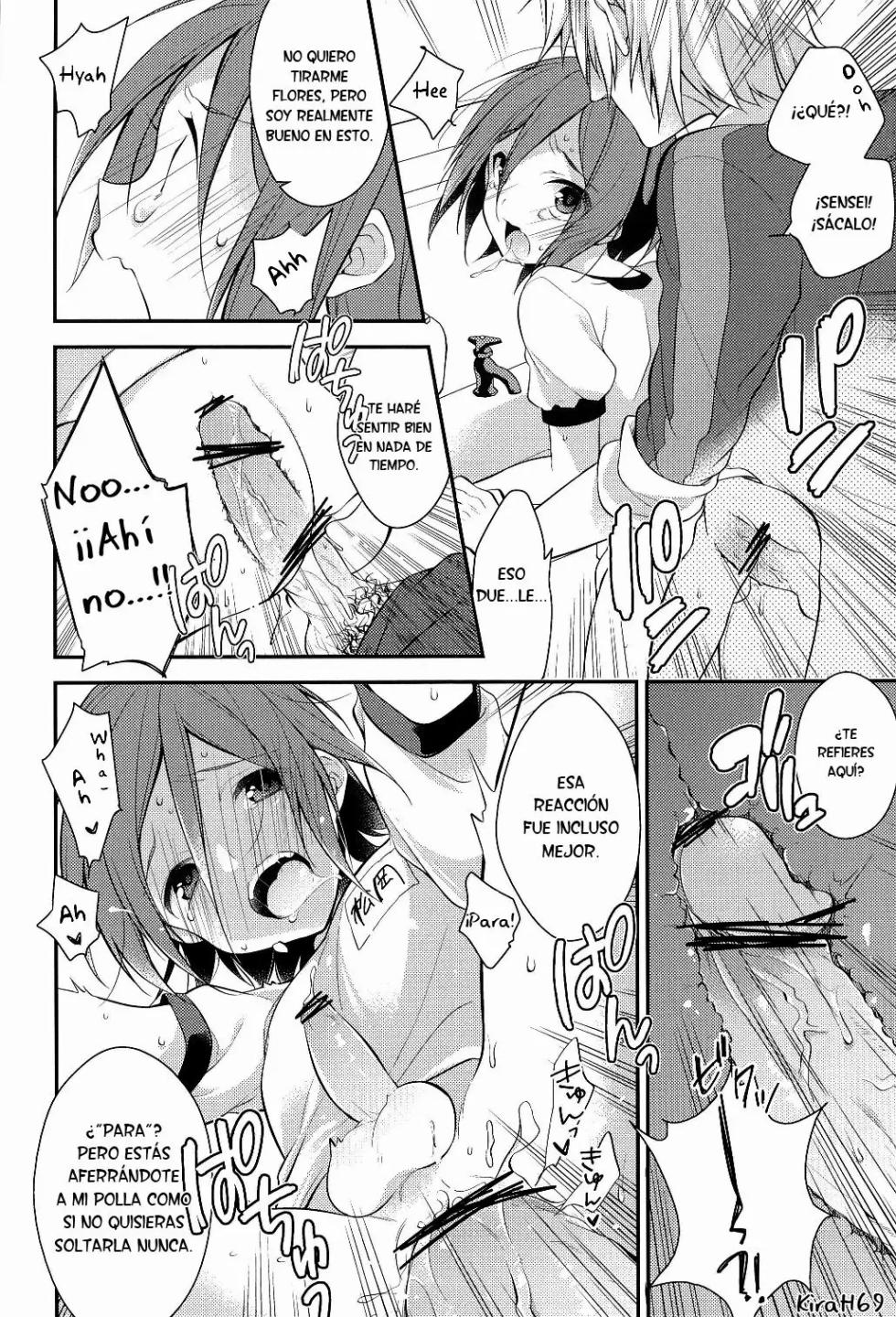 (Yarou Fes 2013 petit) [Samgyetang (Seseri)] Rin-chan o Goshigoshi Suru Hon | Brushing little Rin (Free!)  [Spanish] [ Elcomerciante] - Page 13