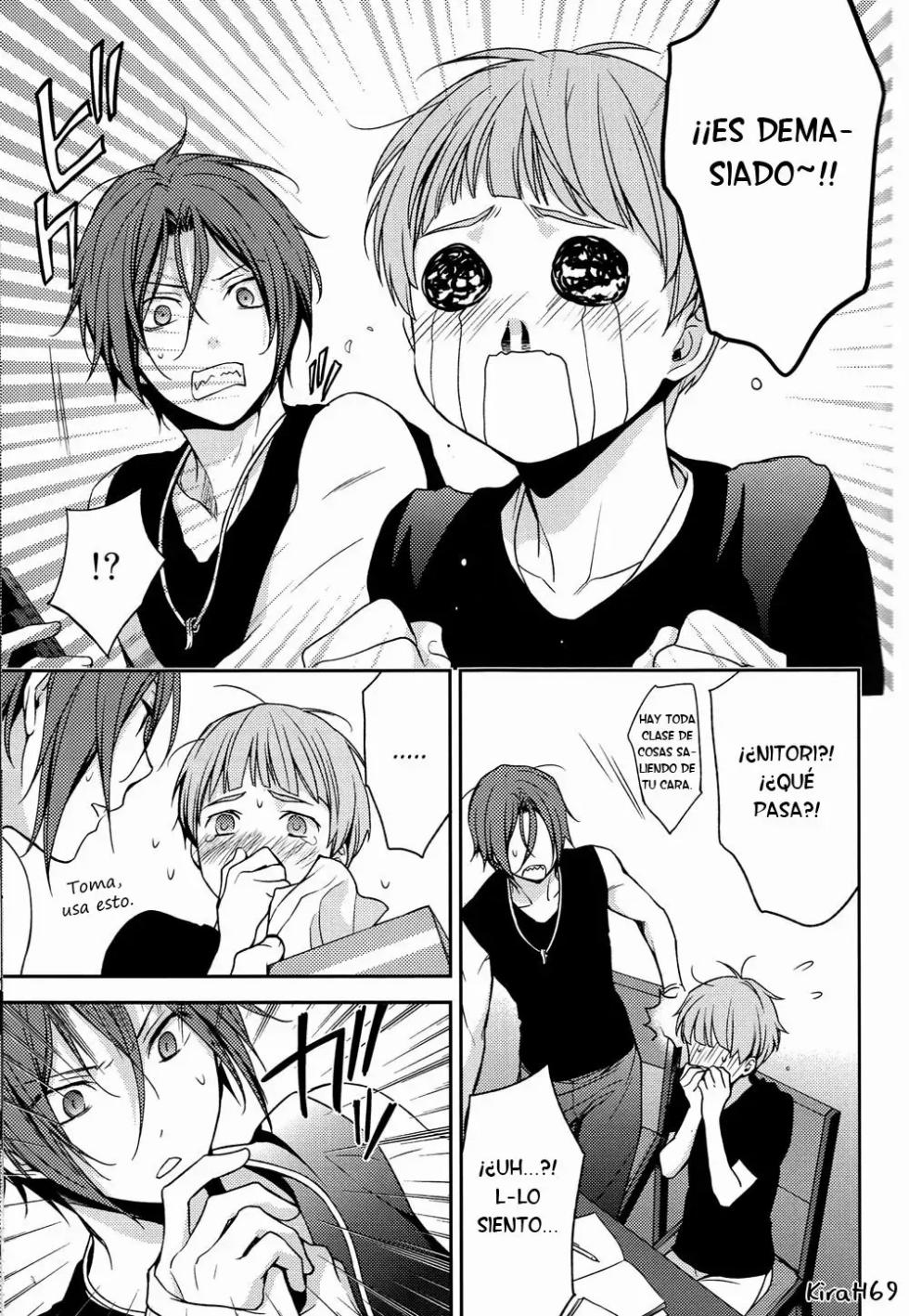 (SPARK8) [UltimatePowers (RURU)] Nitori-kun no Mousou Nikki (Free!)  [Spanish] [ Elcomerciante] - Page 14