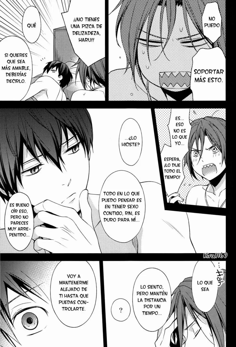 (SPARK8) [UltimatePowers (RURU)] Nitori-kun no Mousou Nikki (Free!)  [Spanish] [ Elcomerciante] - Page 22