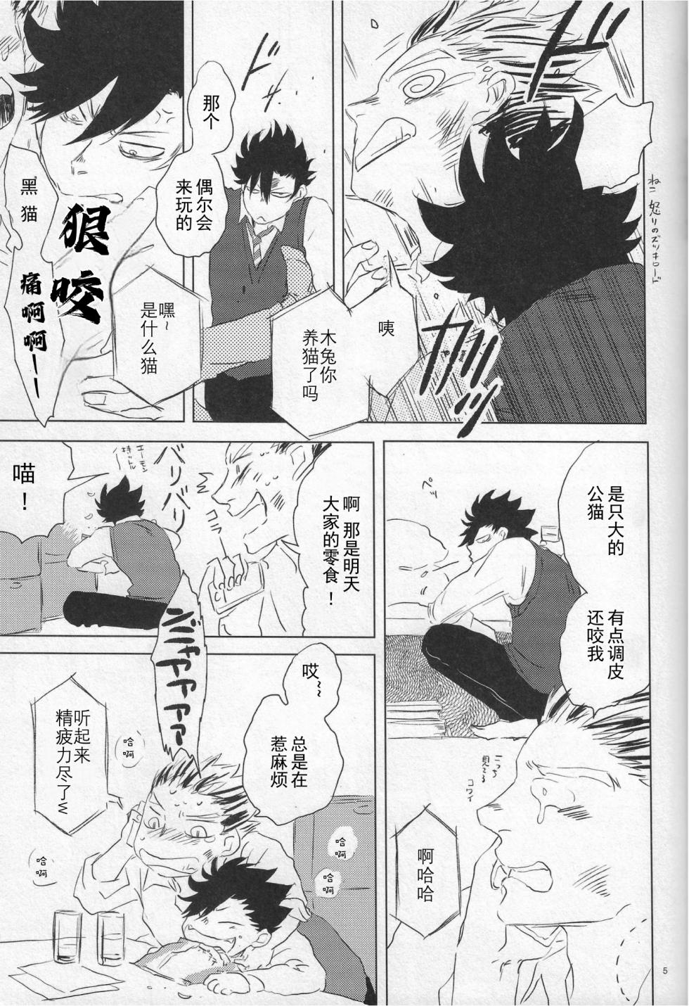 「Hyaena、Sunday」Maybe You Are The Cat In The Paper Bag | 你大概是纸袋里的猫 (Haikyuu!!) [Chinese] - Page 24