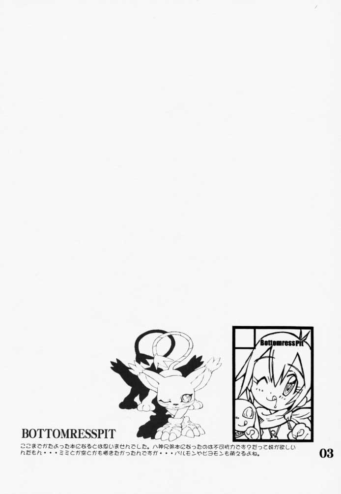 [Bottomress Pit (Bonzakashi)] DIGIMON QUEEN 01 (Digimon Adventure) - Page 2