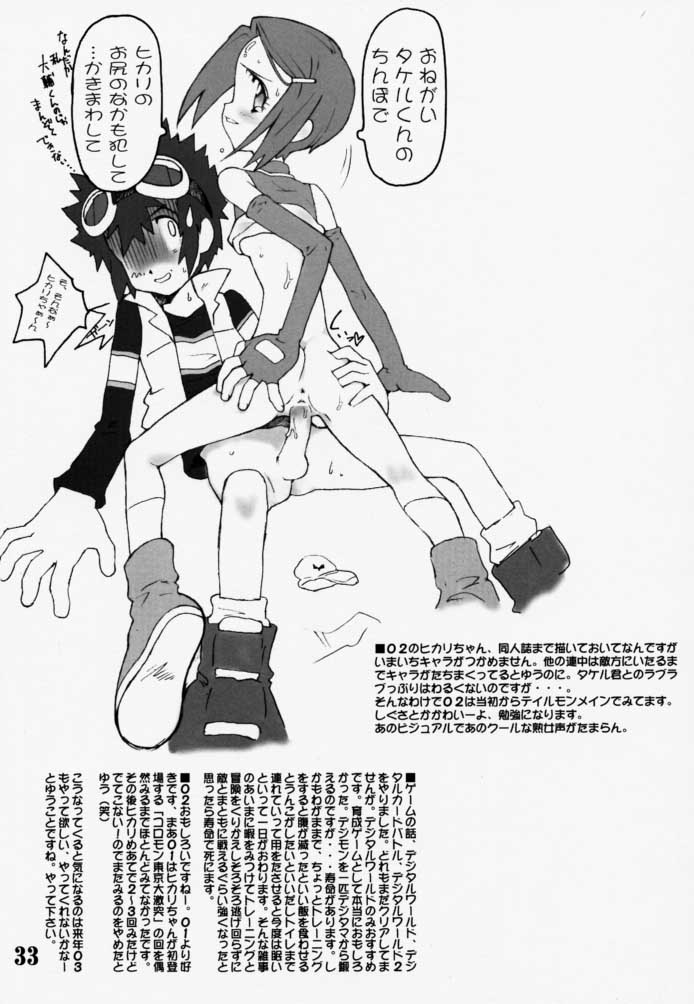[Bottomress Pit (Bonzakashi)] DIGIMON QUEEN 01 (Digimon Adventure) - Page 32