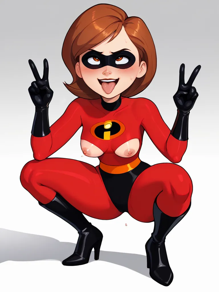 Litchaudhumide: Mrs. Incredible (helen parr) (ai generated) - Page 3