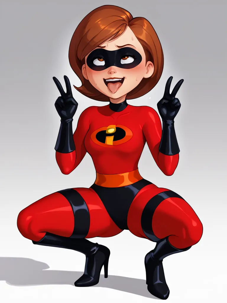 Litchaudhumide: Mrs. Incredible (helen parr) (ai generated) - Page 4