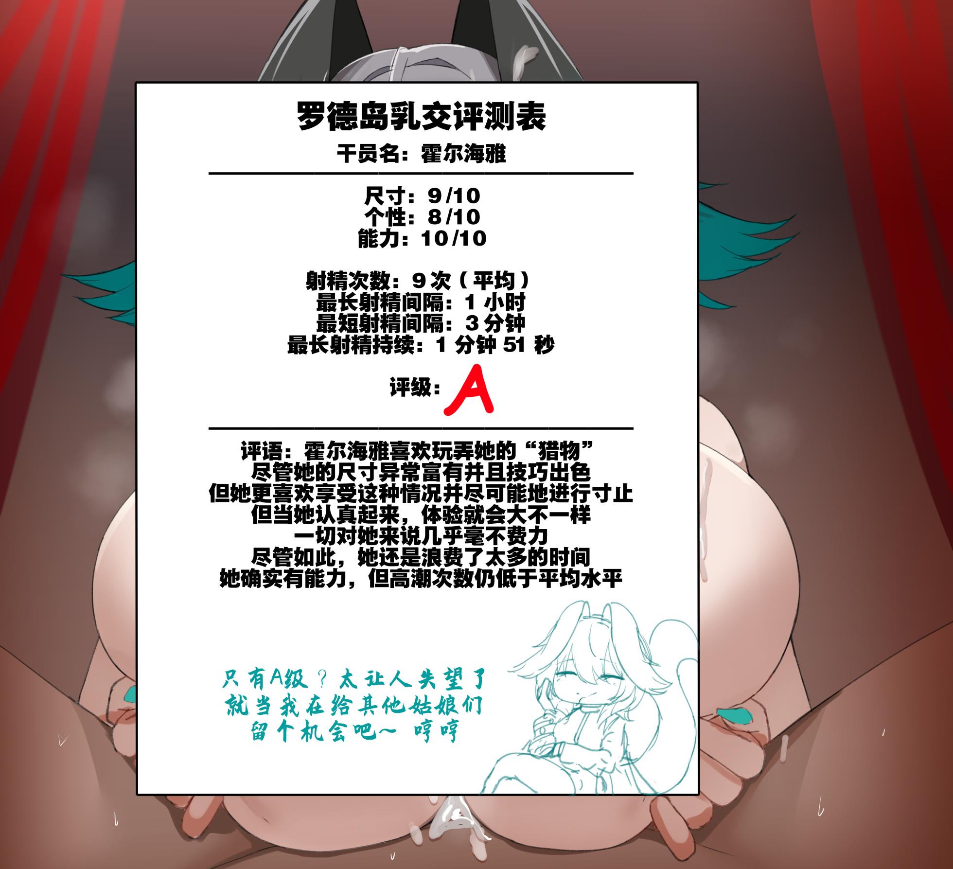 [kanta] 罗德岛乳交评鉴指南（arknights）[无修正]（灼眼の牛爷爷个人汉化） - Page 23