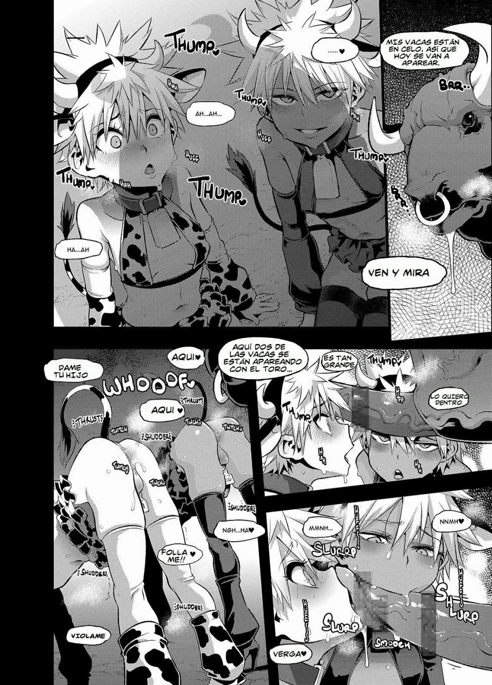 (C88) [Aomori Ringo (Amin, Naokame, ShindoL)] Ketsu ni Nerai o Cow & Ass | Goin' For That Booty Cow & Ass (Hunter x Hunter) [Spanish] [El-Traductor-Aprendiz] - Page 7