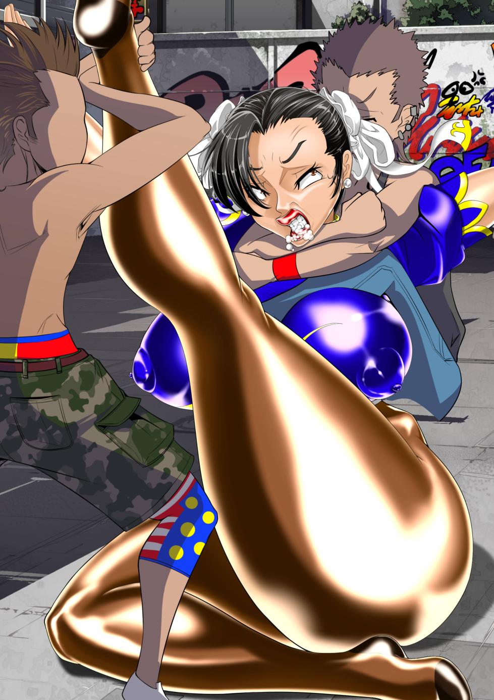 [Tenkuu no Kuusou Kanri Iinkai (Kazu)] Haiboku Monogatari Haru (Street Fighter) (Textless) - Page 24