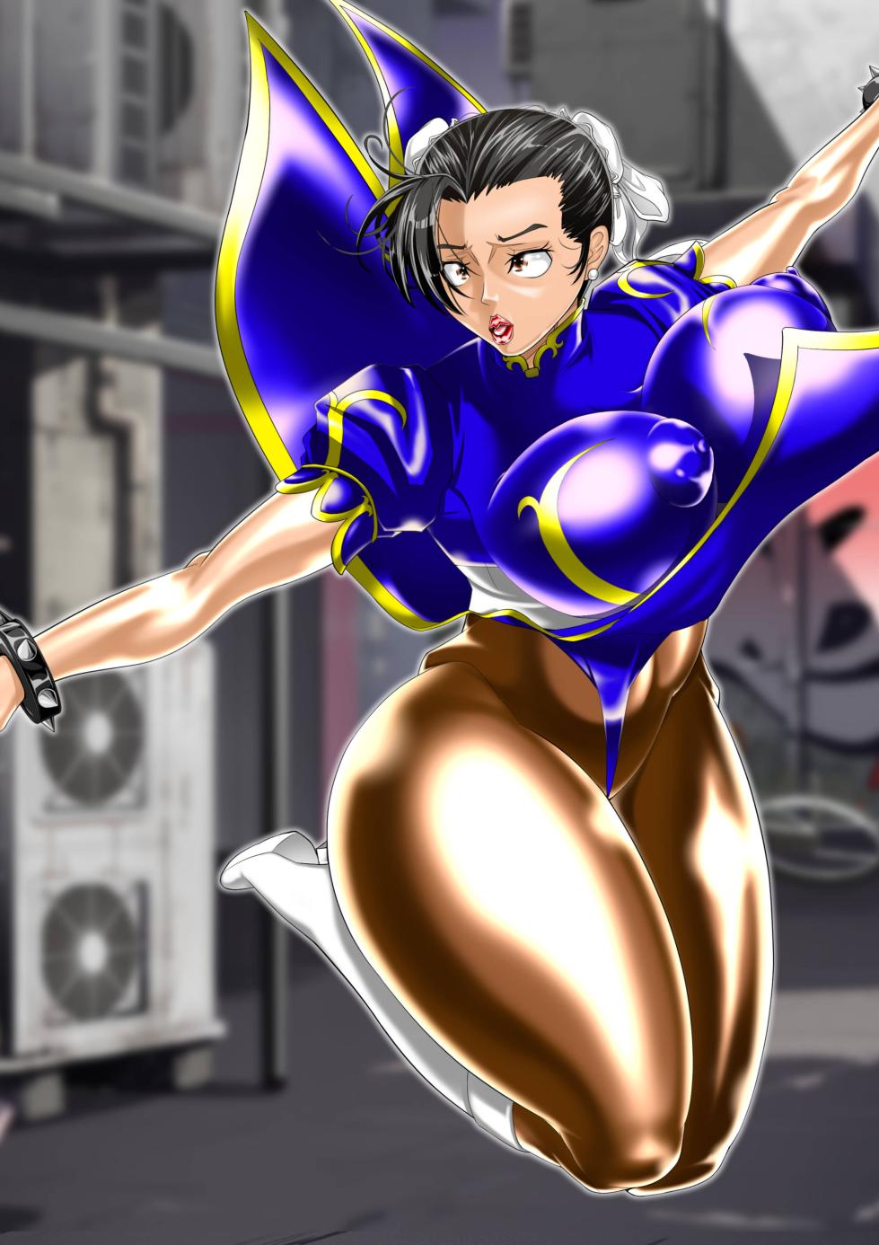 [Tenkuu no Kuusou Kanri Iinkai (Kazu)] Haiboku Monogatari Haru (Street Fighter) (Textless) - Page 35