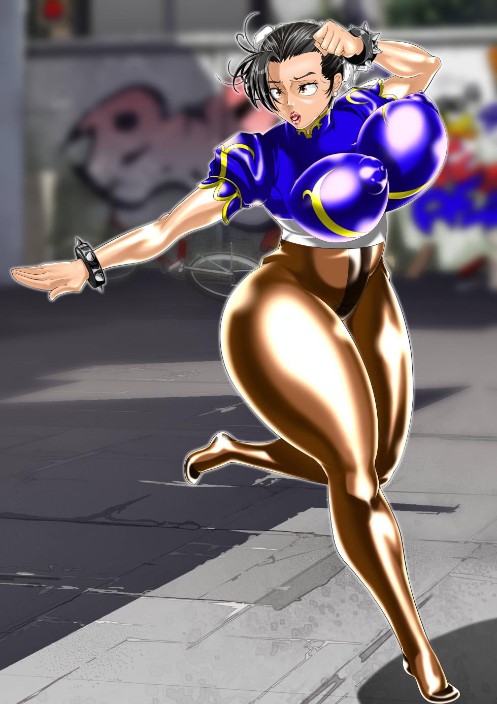 [Tenkuu no Kuusou Kanri Iinkai (Kazu)] Haiboku Monogatari Haru (Street Fighter) (Textless) - Page 40