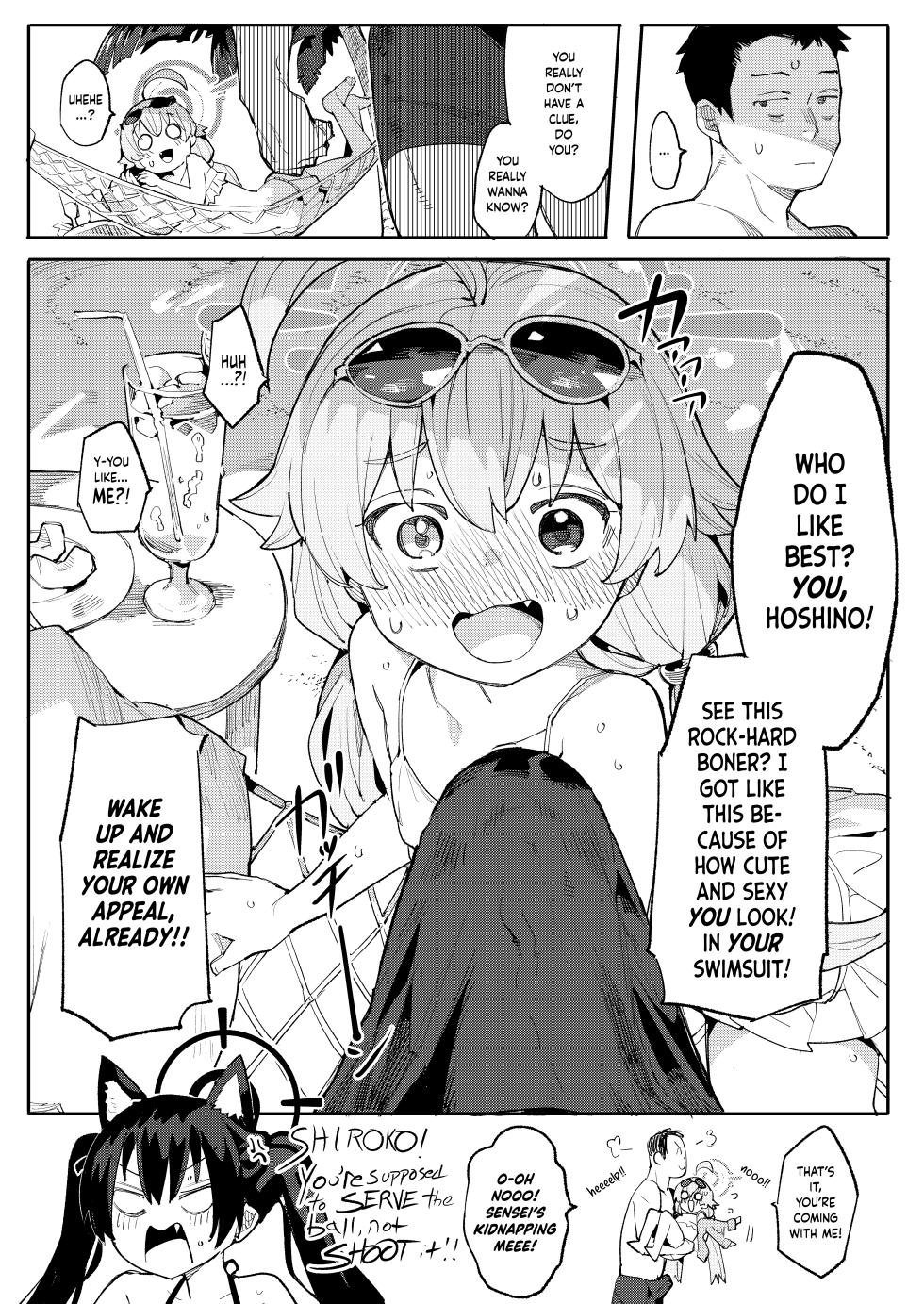 [Henry Plaza (Henrybird)] Hoshino ga (Watashi wa) Iin da yo!! | HOSHINO Is The One I Want!! (Blue Archive) [English] [Sloppy Seconds] [Decensored] [Digital] - Page 4