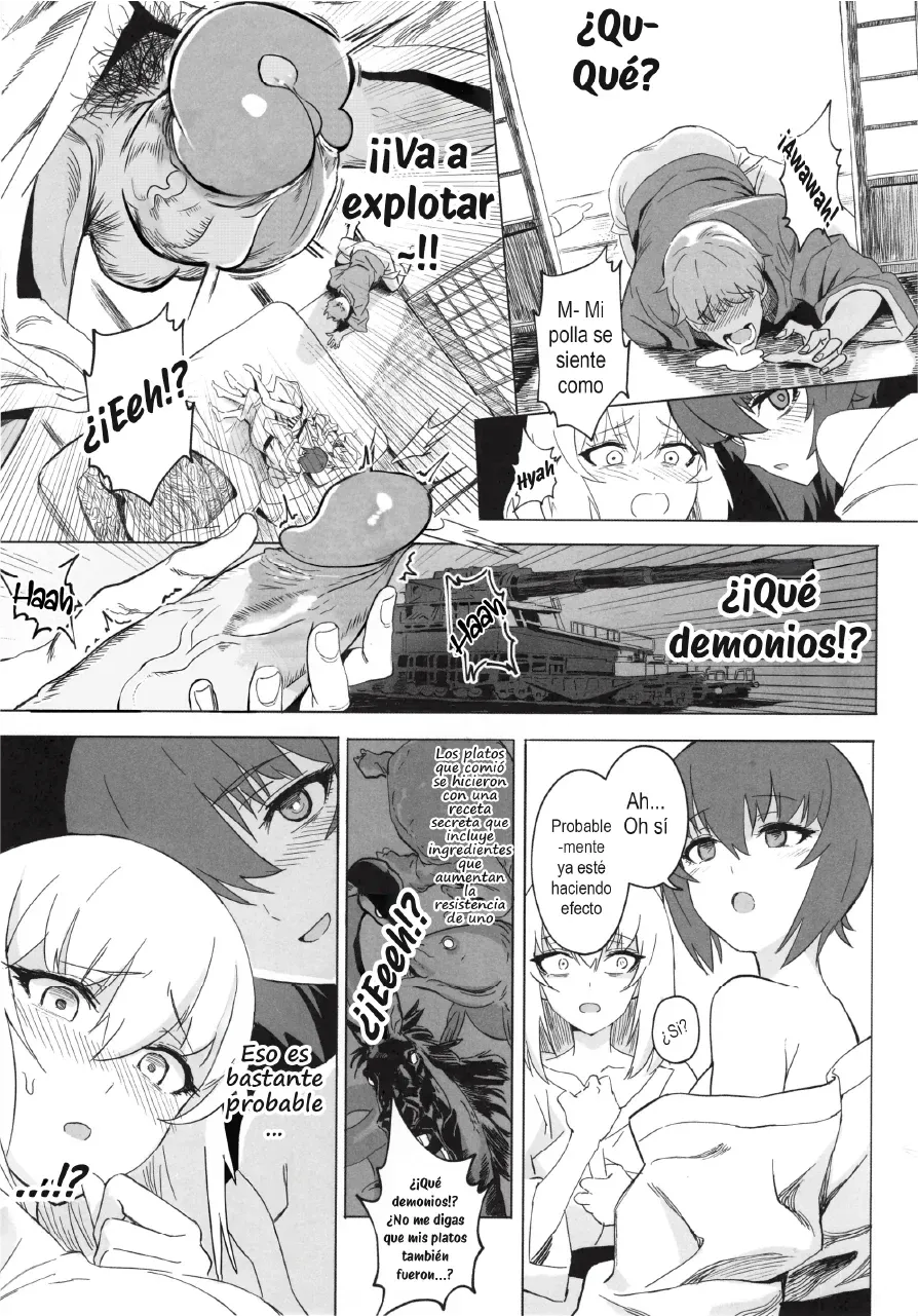 (C94) [SHIOHAMA (Hankotsu max)] ERIKA Vol. 3 (Girls und Panzer) [Spanish] [Decensored] - Page 37