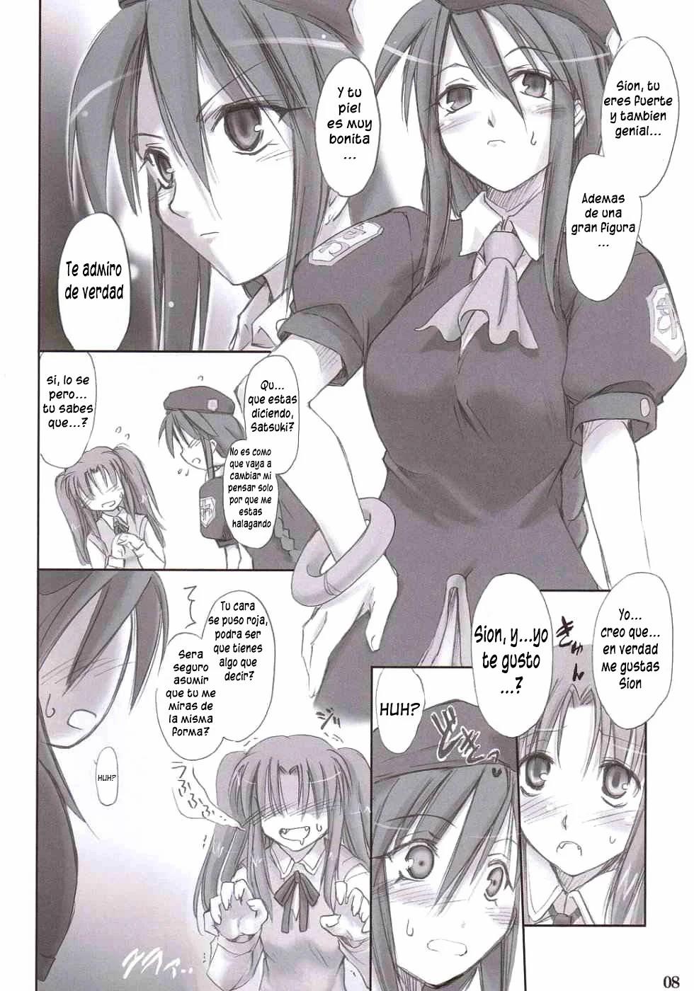(C66) [Shimoyakedou (Ouma Tokiichi)] Rojiura no Kanojo-tachi (Tsukihime) [Spanish] [Hentalations] - Page 7