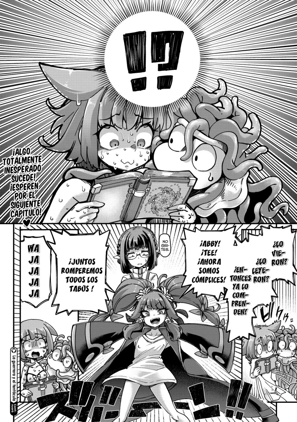 [Okuva] Senshi-chan to Shokushu-kun Ch. 4 Zainin  Abi-chan to Tanenashi T-kun | La guerrera y el tentáculo Cap 04 Abby la pecadora y Tee-kun el estéril  (COMIC GAIRA Vol. 18) [Spanish] [Lolbooru Scan] [Digital] - Page 32