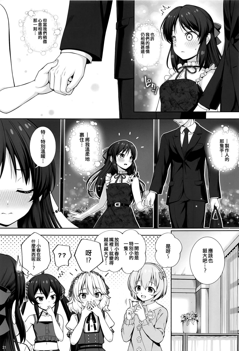 (My Best Friends 15) [Chocolate pepper. (Nomura Teruya)] DIARIES 02 (THE iDOLM@STER CINDERELLA GIRLS) [Chinese] [吸住没碎个人汉化] - Page 21