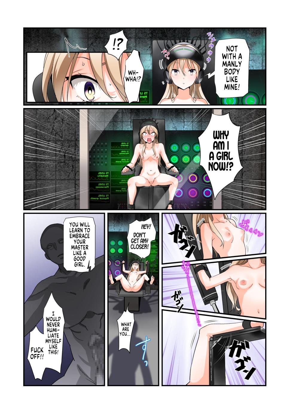 [Amuai Okashi Seisakusho (Tsukumaru)] Production Process for a Single Lewd Girl on the TS Onahole Factory. With Some Aftermath [English] [GTF] - Page 8