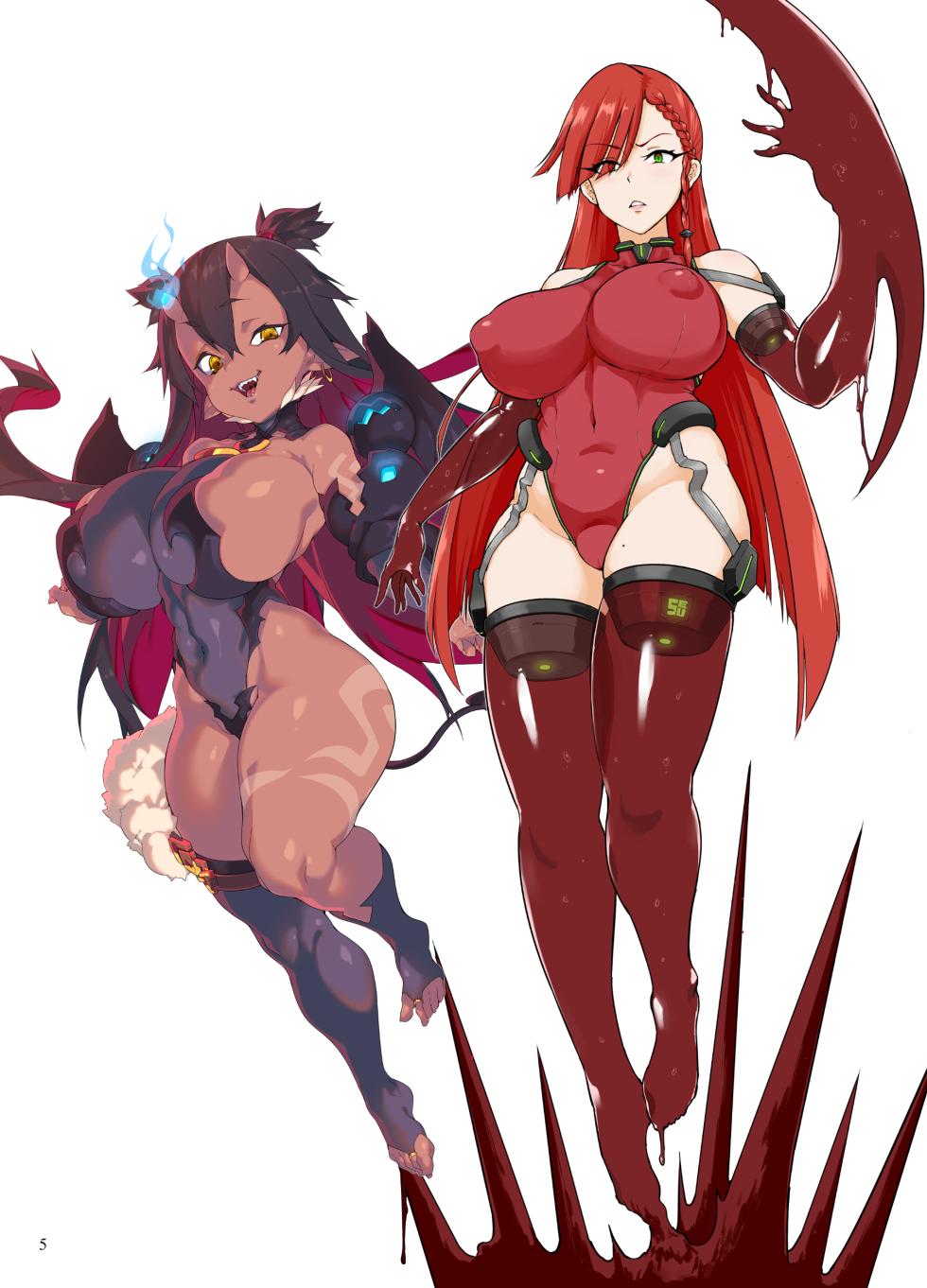 [Ijou Nouryoku Kenkyuukaihatsu Kikou (Various)] Inousha Shoujo Kesson Goudou II ―Reunion of the Heroes― [English] - Page 5