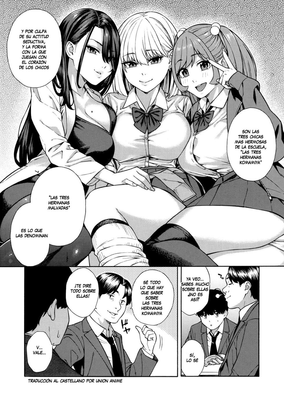 [Zonda] Bitch Gal Sanshimal Harem Sakusei Ch. 1 | Making a Harem of the Three Bitchy Gal Sisters - Episode 1 (Comic Mugen Tensei 2023-12) [Spanish] [UNION ANIME] [Digital] - Page 9