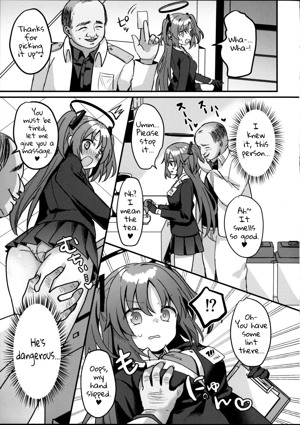 (C102) [Chiukorone (Chiune)] Kimodebu Sugite Kivotos o Horoboshita Sensei ga Bessekaisen no Yuuka o NTR Ryoujoku suru Hon (Blue Archive) [English] - Page 8