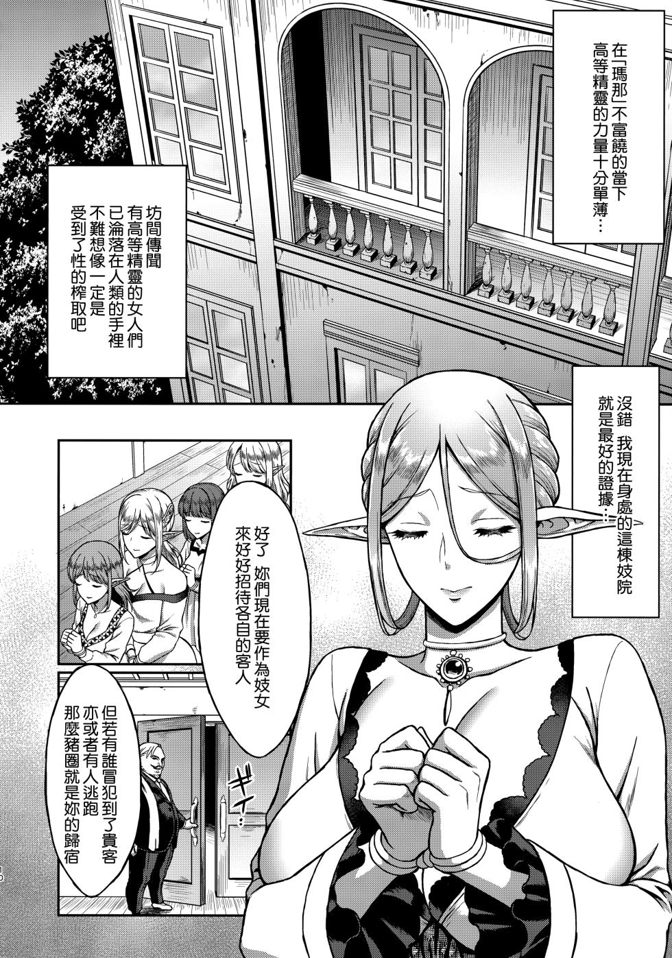 [H.B.A (うさぎなごむ)] 黄昏の娼エルフ 1-6 [中国翻译] - Page 7