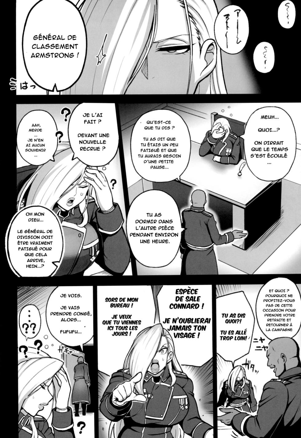 (C102) [Guhan Shounen] Jukujo Shougun VS Saimin no Renkinjutsushi - Armstrong VS Hypnotic Alchemist |  Armstrong contre l' hypnotique alchimiste (Fullmetal Alchemist) [French] [NervScan] - Page 8