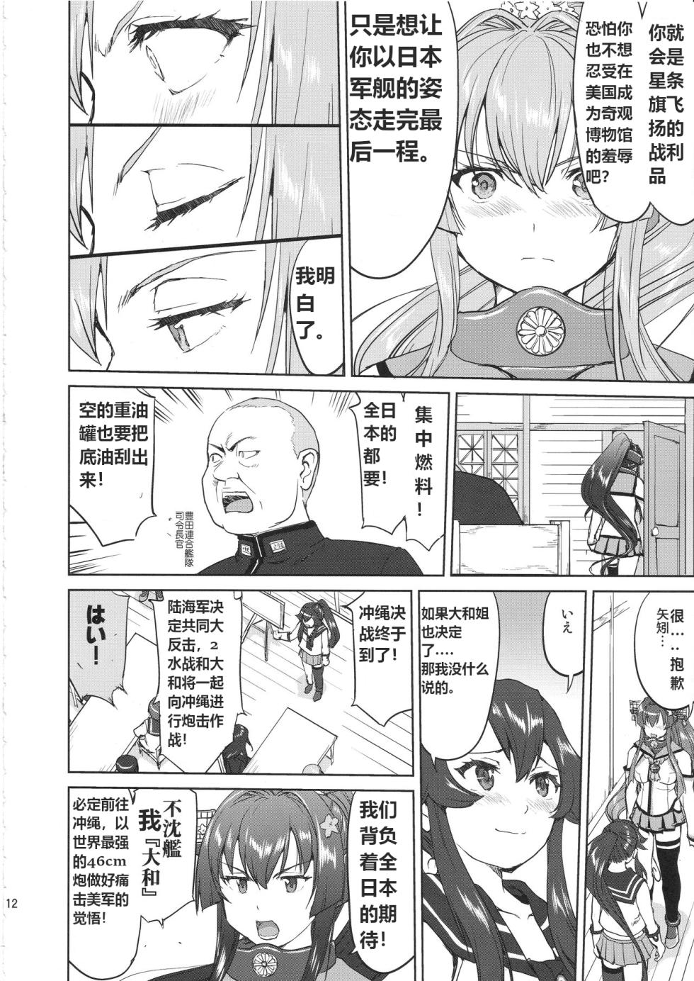 (C97) [Takotsuboya (TK)] Teitoku no Ketsudan Kanmusu no Ichiban Nagai Hi (Kouhen) | 提督的决断 舰娘最长 的一天 (下)  (Kantai Collection -KanColle-) [Chinese] [机翻] - Page 11